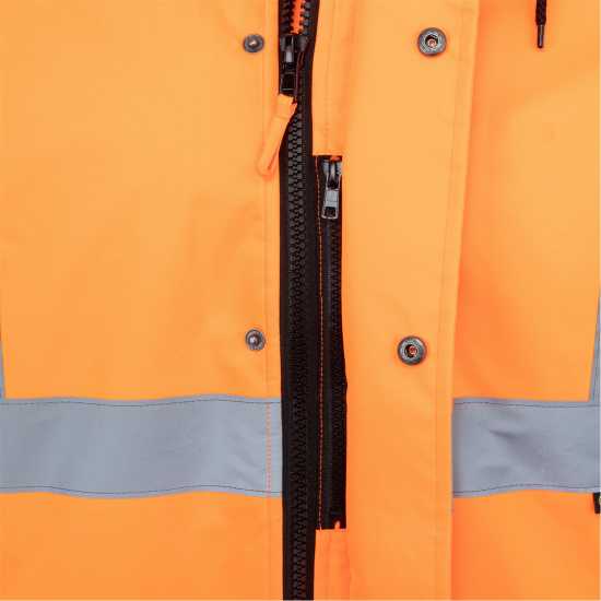 Работно облекло Dunlop Отражателна Мъжка Парка Hi Vis Parka Mens Оранжево Dunlop Отражателна Мъжка Парка Hi Vis Parka Mens Оранжево Работно облекло