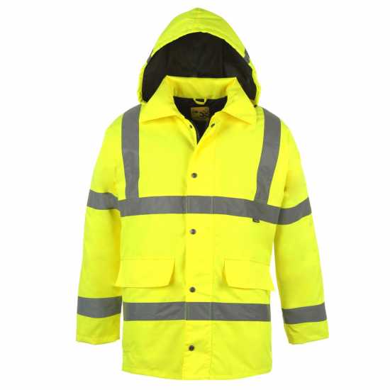 Работно облекло Dunlop Отражателна Мъжка Парка Hi Vis Parka Mens Жълто Dunlop Отражателна Мъжка Парка Hi Vis Parka Mens Жълто Работно облекло