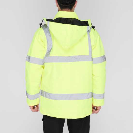 Работно облекло Dunlop Отражателна Мъжка Парка Hi Vis Parka Mens Жълто Dunlop Отражателна Мъжка Парка Hi Vis Parka Mens Жълто Работно облекло