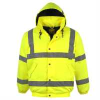 Dunlop Мъжко Яке Бомбър Hi Vis Bomber Jacket Mens