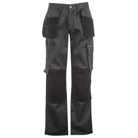 Dunlop Мъжки Панталон On Site Work Trousers Mens Угъл/Черен Работни панталони