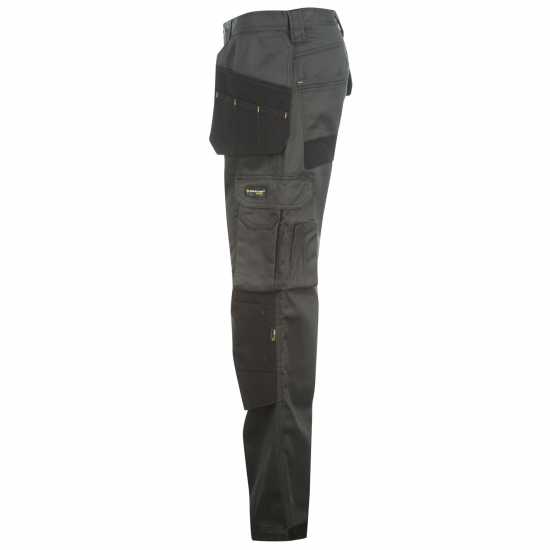 Dunlop Мъжки Панталон On Site Work Trousers Mens Угъл/Черен Работни панталони