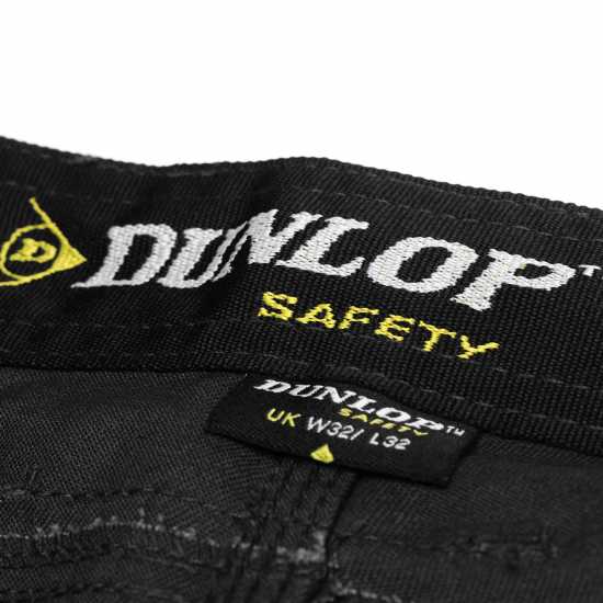 Dunlop Мъжки Панталон On Site Work Trousers Mens Угъл/Черен Работни панталони