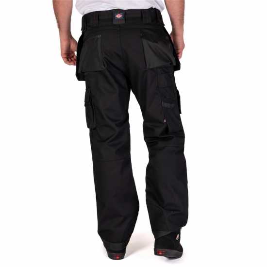 Lee Cooper Мъжки Панталони Workwear Holster Pocket Trouser Mens Black Работни панталони