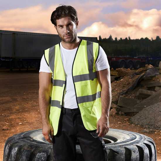 Dunlop Светлоотразителна Жилетка Hi Vis Vest Adults  