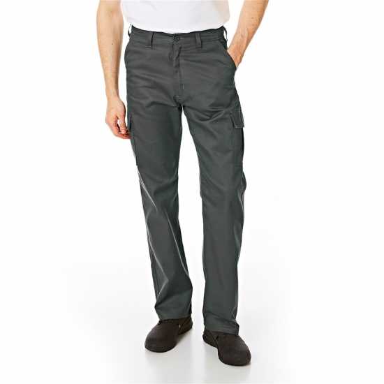 Lee Cooper Мъжки Работни Панталони Workwear Cargo Trousers Mens Grey Работни панталони