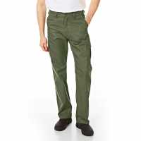 Мъжки Работни Панталони Lee Cooper Workwear Cargo Trousers Mens Khaki Работни панталони