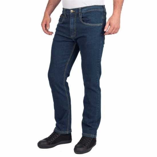 Lee Cooper Мъжки Панталони Stretch Denim Workwear Jean Trouser Mens Navy Работни панталони