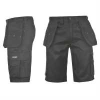 Dunlop Мъжки Къси Работни Панталони On Site Shorts Mens Black Мъжки къси панталони