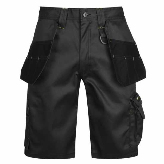 Dunlop Мъжки Къси Работни Панталони On Site Shorts Mens Charcoal Работни панталони
