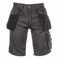 Dunlop Мъжки Къси Работни Панталони On Site Shorts Mens Charcoal Мъжки къси панталони