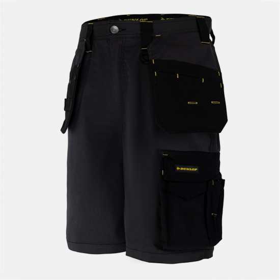 Dunlop Мъжки Шорти On-Site Shorts Mens Charcoal/Black 