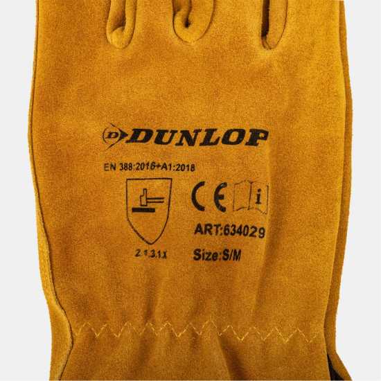 Dunlop Men's Leather Workwear Gloves  