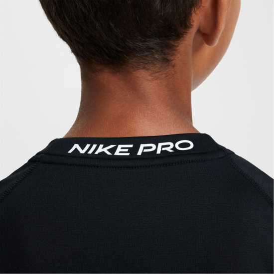 Детски тениски и фланелки Nike Pro Big Kids' (Boys') Dri-FIT Long-Sleeve Training Crewneck Top Nike Pro Big Kids' (Boys') Dri-FIT Long-Sleeve Training Crewneck Top Детски тениски и фланелки