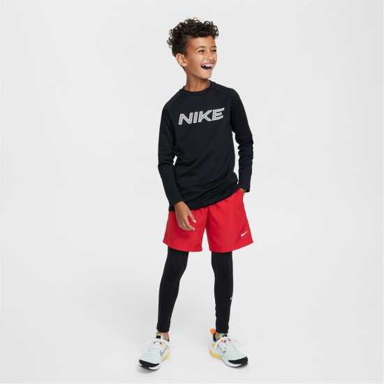 Детски тениски и фланелки Nike Pro Big Kids' (Boys') Dri-FIT Long-Sleeve Training Crewneck Top Nike Pro Big Kids' (Boys') Dri-FIT Long-Sleeve Training Crewneck Top Детски тениски и фланелки
