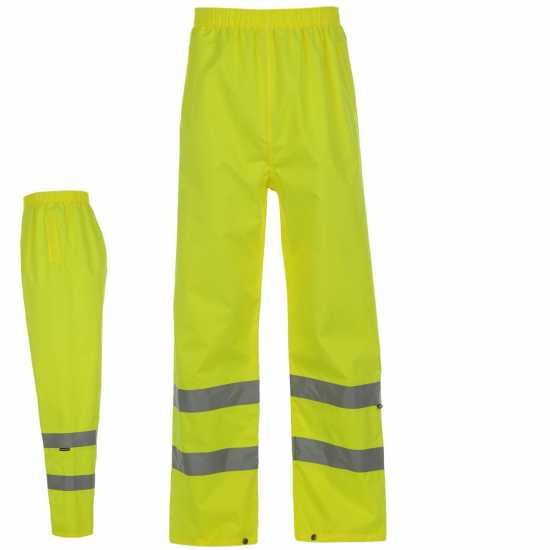 Работни панталони Dunlop Мъжко Долнище Hi Vis Waterproof Work Pants Mens Dunlop Мъжко Долнище Hi Vis Waterproof Work Pants Mens Работни панталони