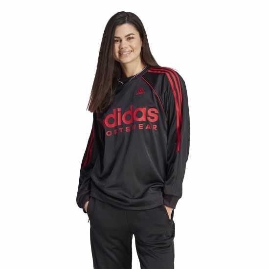 Adidas Jacquard Long-Sleeve Jersey Womens Adidas Jacquard Long-Sleeve Jersey Womens