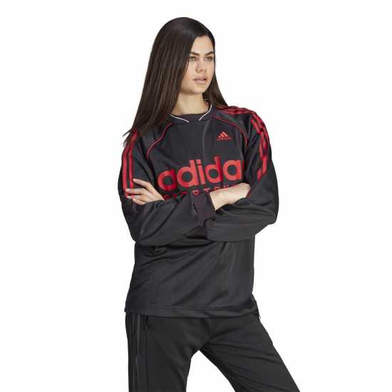Adidas Jacquard Long-Sleeve Jersey Womens Adidas Jacquard Long-Sleeve Jersey Womens