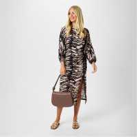 Biba Средна Рокля Jersey Midi Dress  Дамски поли и рокли