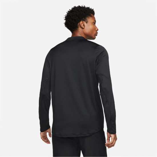 Nike Dri-FIT Advantage Men's Half-Zip Tennis Top Black/Black Мъжки ризи