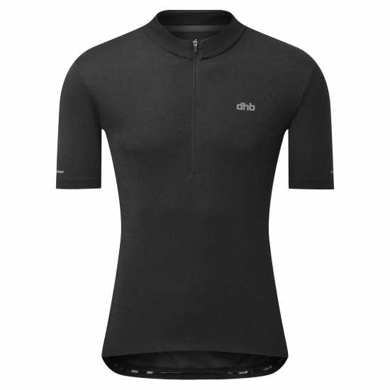 Men's Quarter Zip Short Sleeve Jersey 2.0 Black Мъжки ризи