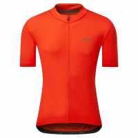 Men's Short Sleeve Jersey Red Облекло за колоездене