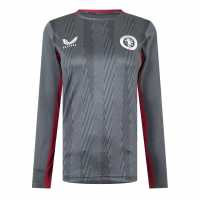 Castore Women's Aston Villa Long Sleeve Licensed T-Shirt  