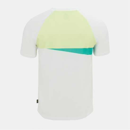 Slazenger Мъжка Тенис Фланелка Tennis T Shirt Mens Бяло/Аркадия Мъжки тениски и фланелки