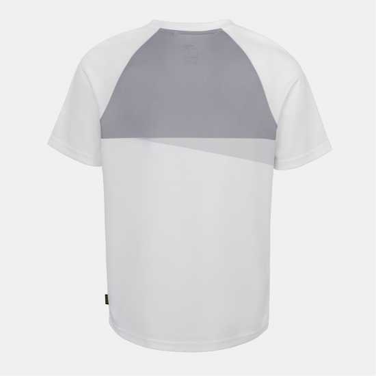 Slazenger Мъжка Тенис Фланелка Tennis T Shirt Mens БЯЛО/СИВО Мъжки тениски и фланелки