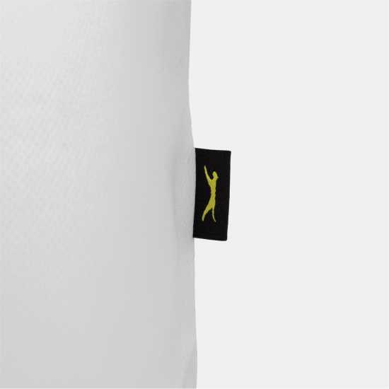 Slazenger Мъжка Тенис Фланелка Tennis T Shirt Mens БЯЛО/СИВО Мъжки тениски и фланелки