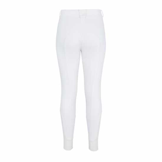 Requisite Competition Silicon Full Grip Breeches Бяло Дълги и къси бричове за езда