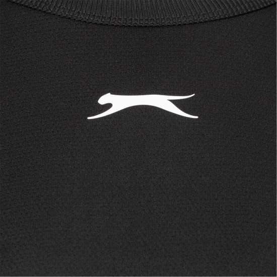 Slazenger Tennis Vest Womens Черно Бадминтон