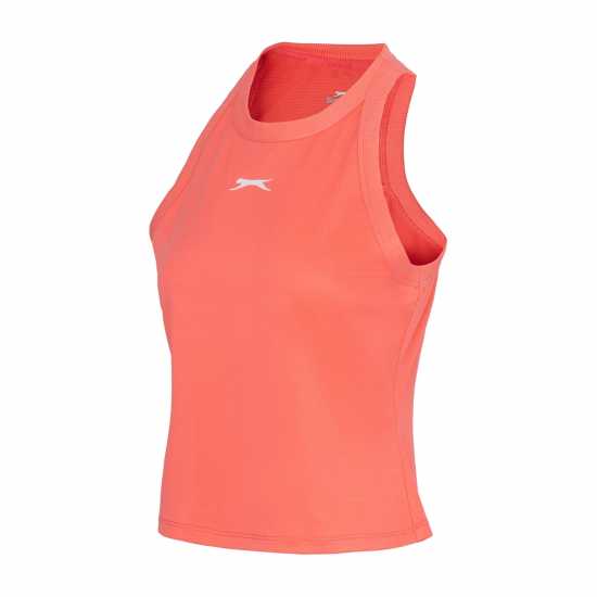 Slazenger Tennis Vest Womens Корал Бадминтон