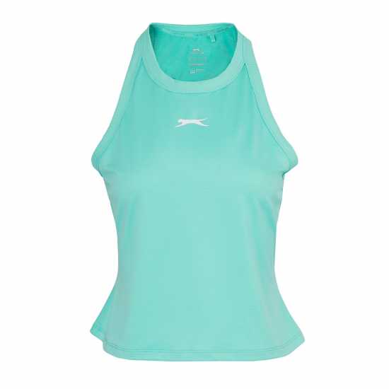 Slazenger Tennis Vest Womens Зелено Бадминтон