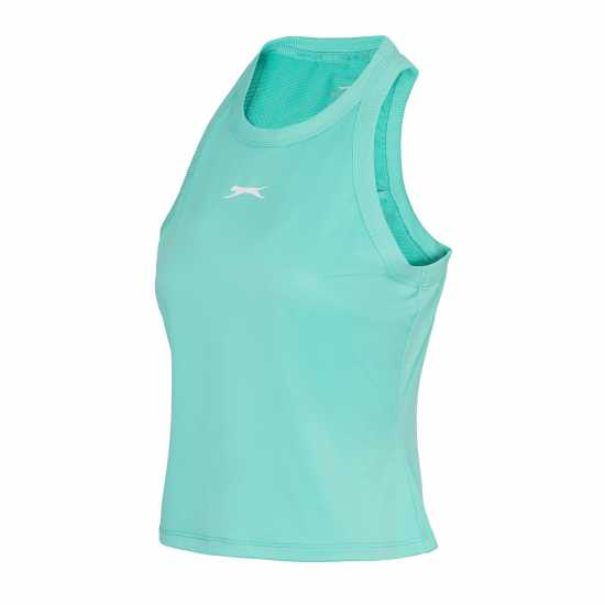 Slazenger Tennis Vest Womens Зелено Бадминтон