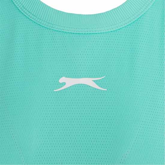 Slazenger Tennis Vest Womens Зелено Бадминтон