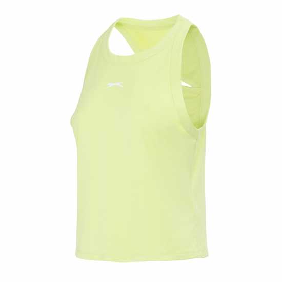 Slazenger Tennis Vest Womens Сянка Лайм Бадминтон