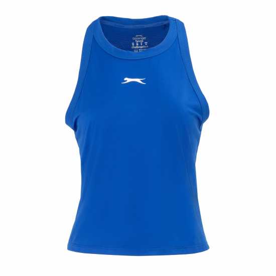 Бадминтон Slazenger Tennis Vest Womens Синьо Татуировка Slazenger Tennis Vest Womens Синьо Татуировка Бадминтон