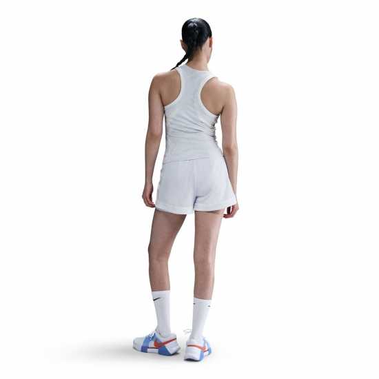 Nike Дамски Потник Oz Open Tank Top Womens ФБ Сиво/Бяло Бадминтон