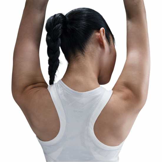 Nike Дамски Потник Oz Open Tank Top Womens ФБ Сиво/Бяло Бадминтон