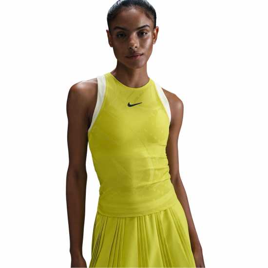 Nike Дамски Потник Oz Open Tank Top Womens Високо напрежение Бадминтон