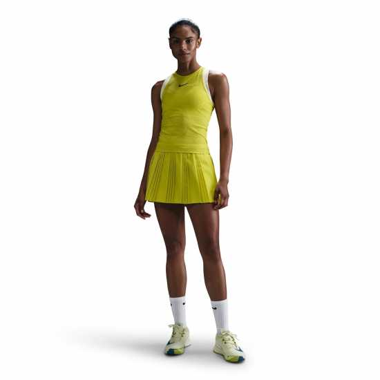Nike Дамски Потник Oz Open Tank Top Womens Високо напрежение Бадминтон