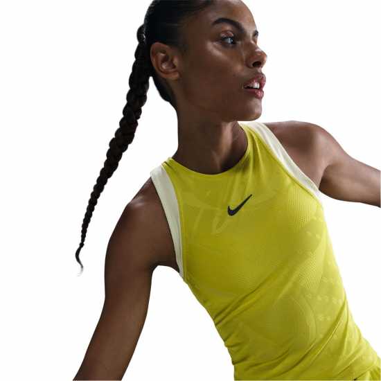 Nike Дамски Потник Oz Open Tank Top Womens Високо напрежение Бадминтон