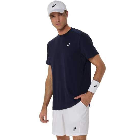 Asics Мъжка Тениска Къс Ръкав Court Short Sleeve Top Mens  