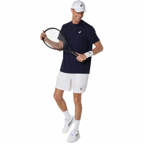 Asics Мъжка Тениска Къс Ръкав Court Short Sleeve Top Mens  