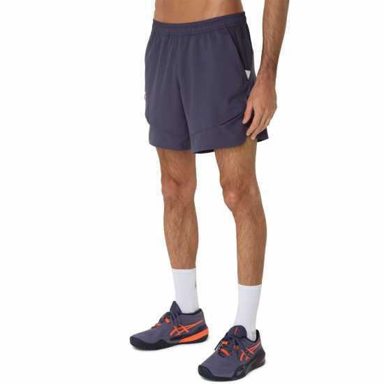 Asics Мъжки Спортни Шорти Match 7In Tennis Shorts Mens Индиго Мъжки къси панталони
