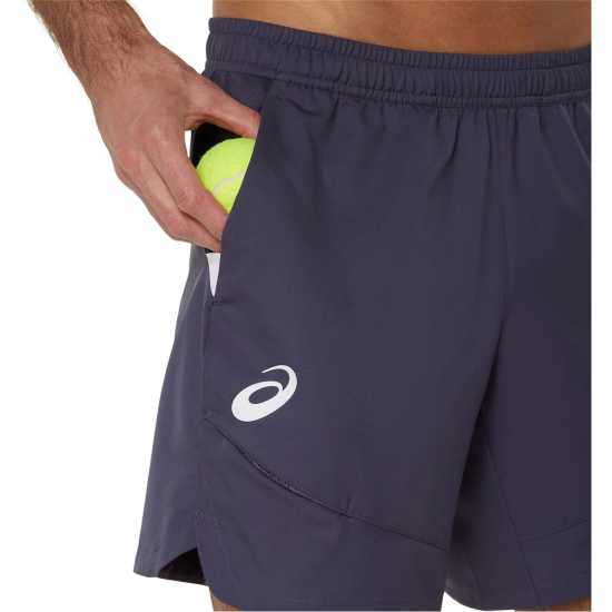 Asics Мъжки Спортни Шорти Match 7In Tennis Shorts Mens Индиго Мъжки къси панталони