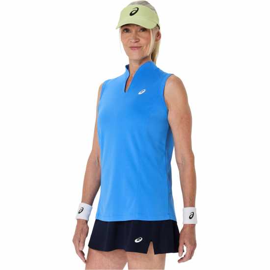 Asics Court Vest Womens Син бряг Бадминтон