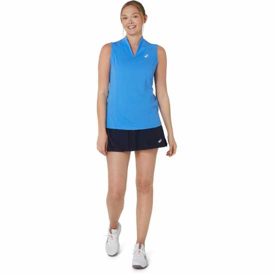 Asics Court Vest Womens Син бряг Бадминтон