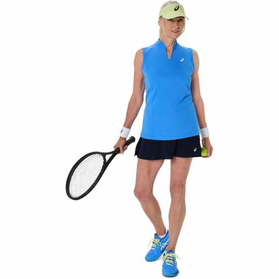 Asics Court Vest Womens Син бряг Бадминтон